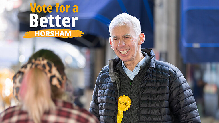 John Milne in Horsham Market