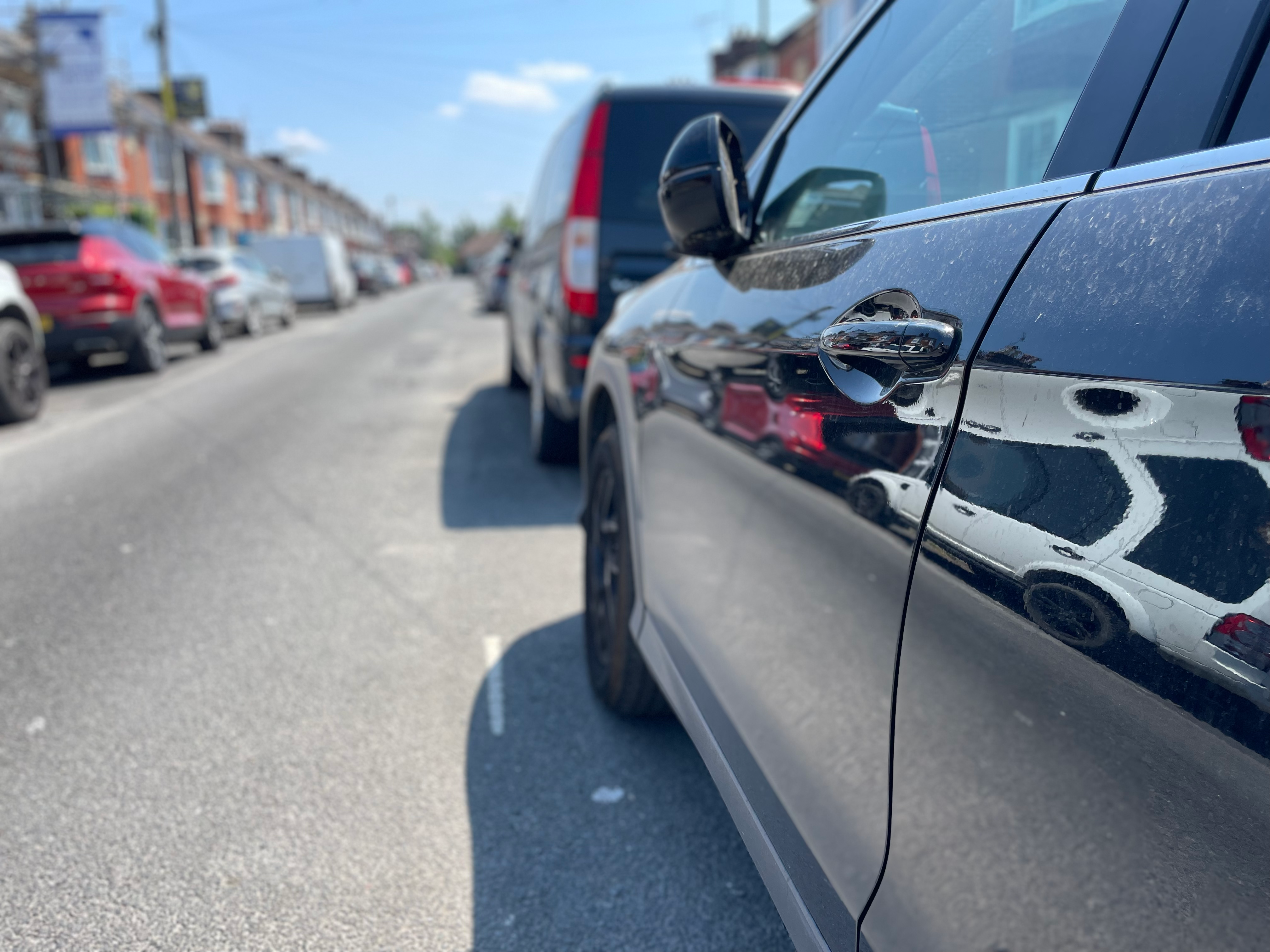 Cars in Horsham street